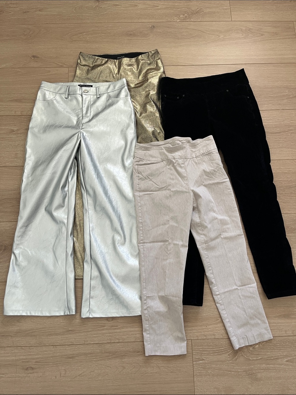 Metallic Gold and Silver Pants Bundle